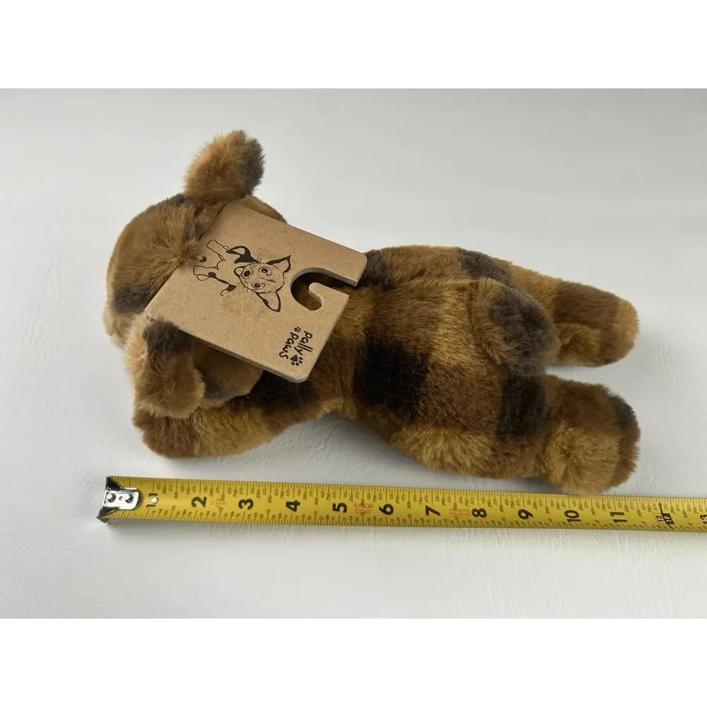 Pally Paws Bear Squeaky Dog Toy Plush 11” Brown Puppy Chew Interactive Pet Toy